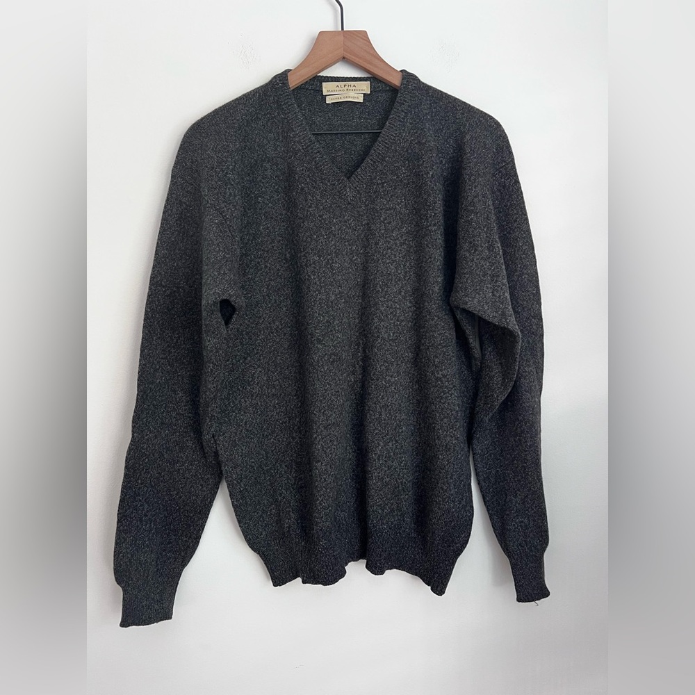 Alpha Massimo Berecchi Super Geelong Lambswool sweater